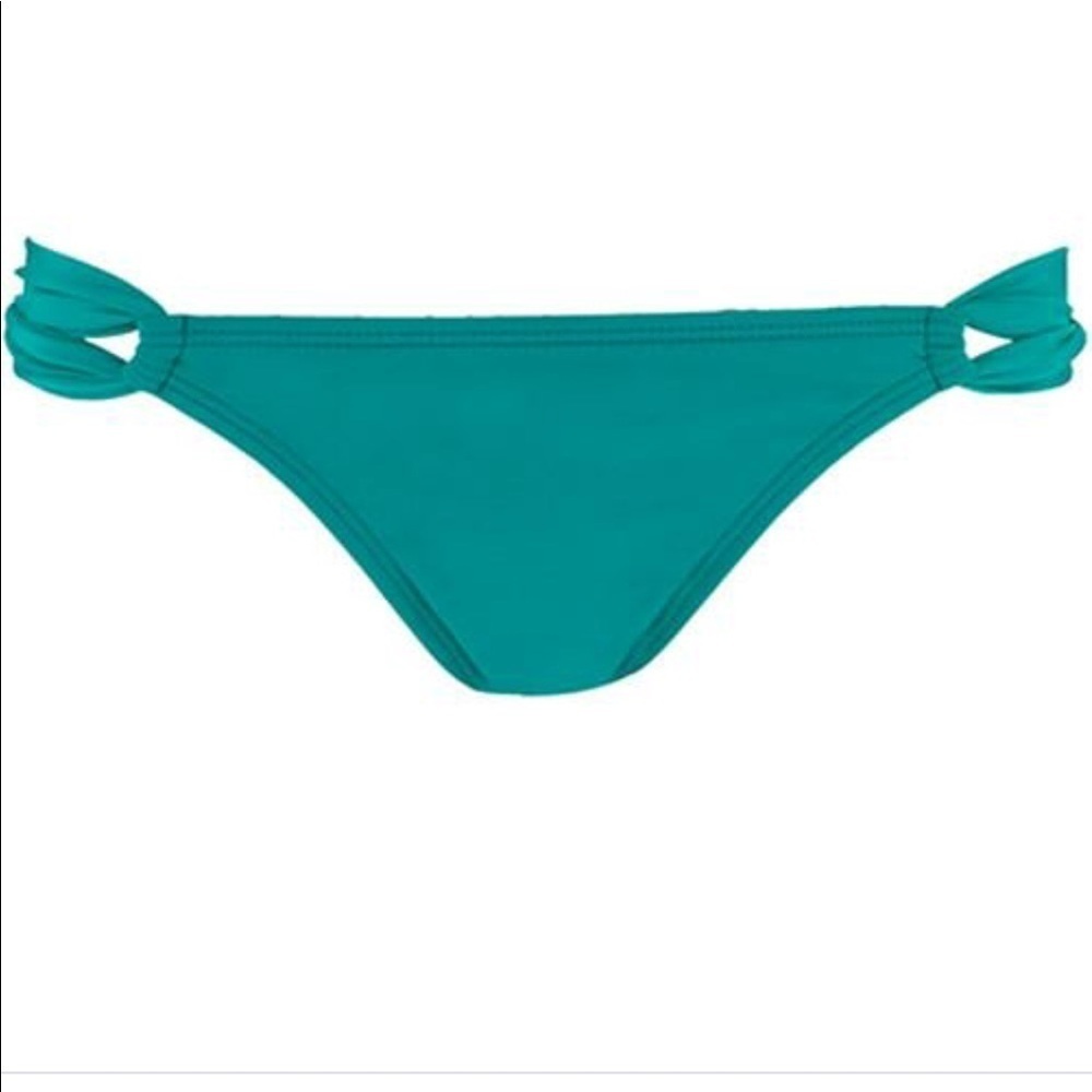 L*Space Sensual Solids Taboo Full Cut Bikini Bottom nwt